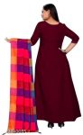 6NEW ARRIVAL POLY CARPE MOTI WORK GOWN WITH DUPATTA FESTIVE WEAR WHOLESALE PRICE ETHNIC GARMENT (20)
