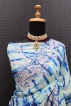 ATTRACTIVE CRUSH GEORGETTE EMBROIDERY SEQUENCE WORK SAREE WITH UNSTITCHED BLOUSE PARTY WEAR WHOLESALE PRICE ETHNIC GARMENT (4)