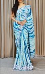 ATTRACTIVE CRUSH GEORGETTE EMBROIDERY SEQUENCE WORK SAREE WITH UNSTITCHED BLOUSE PARTY WEAR WHOLESALE PRICE ETHNIC GARMENT (4)