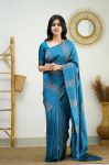 DESIGNER BANARASI SOFT SILK ZARI WEAVING WORK SAREE WITH UNSTITCHED BLOUSE PARTY WEAR WHOLESALE PRICE ETHNIC GARMENT (3)