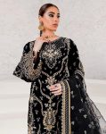 DESIGNER CHINON EMBROIDERY AND SEQUENCE WORK WITH MOTI LACE BORDER WORK TOP BOTTOM WITH DUPATTA FESTIVE WEAR WHOLESALE PRICE ETHNIC GARMENT (6)