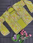 DESIGNER CHINON EMBROIDERY CODING WORK READY TO WEAR SAREE STITCHED BLOUSE WITH JACKET PARTY WEAR WHOLESALE PRICE ETHNIC GARMENT (4)