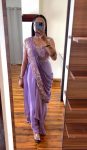 DESIGNER CHINON EMBROIDERY CODING WORK READY TO WEAR SAREE STITCHED BLOUSE WITH JACKET PARTY WEAR WHOLESALE PRICE ETHNIC GARMENT (2)