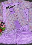 DESIGNER CHINON EMBROIDERY CODING WORK READY TO WEAR SAREE STITCHED BLOUSE WITH JACKET PARTY WEAR WHOLESALE PRICE ETHNIC GARMENT (2)