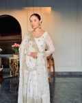 DESIGNER CHINON EMBROIDERY SEQUENCE WORK GOWN BOTTOM WTIH DUPATTA PARTY WEAR WHOLESALE PRICE ETHNIC GARMENT (7)