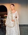 DESIGNER CHINON EMBROIDERY SEQUENCE WORK GOWN BOTTOM WTIH DUPATTA PARTY WEAR WHOLESALE PRICE ETHNIC GARMENT (7)