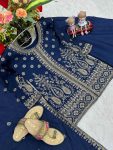 DESIGNER CHINON EMBROIDERY THREAD SEQUENCE WORK TOP PALAZZO WITH DUPATTA PARTY WEAR WHOLESALE PRICE ETHNIC GARMENT (9)