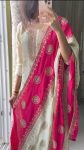 DESIGNER CHINON EMBROIDREY CODING WORK TOP BOTTOM WITH DUPATTA PARTY WEAR WHOLESALE PRICE ETHNIC GARMENT (5)