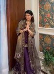DESIGNER CHINON SILK EMBROIDERY SEQUENCE WORK TOP PALAZZO WITH DUPATTA FESTIVE WEAR WHOLESALE PRICE ETHNIC GARMENT (6)