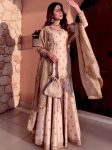 DESIGNER CHINON SILK EMBROIDERY SEQUENCE WORK TOP SHARARA WITH DUPATTA FESTIVE WEAR WHOLESALE PRICE ETHNIC GARMENT (3)