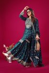 DESIGNER CHINON SILK EMBROIDERY SEQUENCE WORK TOP SHARARA WITH DUPATTA FESTIVE WEAR WHOLESALE PRICE ETHNIC GARMENT (5)