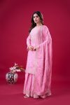 DESIGNER CHINON SILK EMBROIDERY SEQUENCE WORK TOP SHARARA WITH DUPATTA FESTIVE WEAR WHOLESALE PRICE ETHNIC GARMENT (2)