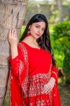 DESIGNER FAUX GEORGETTE EMBROIDERY SEQUENCE WORK TOP SHARARA WITH DUPATTA FESTIVE WEAR WHOLESALE PRICE ETHNIC GARMENT (5)