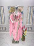 DESIGNER FAUX GEORGETTE EMBROIDERY WORK PALAZZO BLOUSE WITH SHRUG AND WAIST BELT PARTY WEAR WHOLESALE PRICE ETHNIC GARMENT (4)