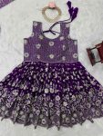 DESIGNER FAUX GEORGETTE THREAD WITH SEQUENCE WORK TOP SHARARA WITH DUPATTA FESTIVE WEAR WHOLESALE PRICE ETHNIC GARMENT (3)