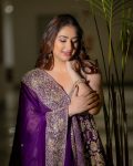 DESIGNER FAUX GEORGETTE THREAD WITH SEQUENCE WORK TOP SHARARA WITH DUPATTA FESTIVE WEAR WHOLESALE PRICE ETHNIC GARMENT (3)
