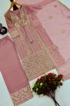 DESIGNER GEORGETTE EMBROIDERY CODING SEQUENCE WORK TOP PALAZZO WITH DUPATTA FESTIVE WEAR WHOLESALE PRICE ETHNIC GARMENT (5)