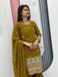 DESIGNER GEORGETTE EMBROIDERY SEQUENCE THREAD WORK TOP SHARARA WITH DUPATTA PARTY WEAR WHOLESALE PRICE ETHNIC GARMENT (10)
