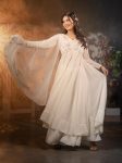 DESIGNER GEORGETTE EMBROIDERY SEQUENCE WORK GOWN BOTTOM WITH DUPATTA FESTIVE WEAR WHOLESALE PRICE ETHNIC GARMENT (2)