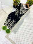 DESIGNER GEORGETTE EMBROIDERY SEQUENCE WORK TOP SHARARA WITH DUPATTA FESTIVE WEAR WHOLESALE PRICE ETHNIC GARMENT (4)