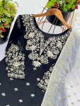 DESIGNER GEORGETTE EMBROIDERY SEQUENCE WORK TOP SHARARA WITH DUPATTA FESTIVE WEAR WHOLESALE PRICE ETHNIC GARMENT (4)
