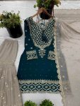 DESIGNER GEORGETTE EMBROIDERY SEQUENCE WORK TOP SHARARA WITH DUPATTA PARTY WEAR WHOLESALE PRICE ETHNIC GARMENT (9)
