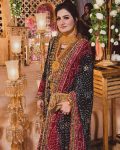 DESIGNER GEORGETTE EMBROIDERY SEQUENCE WORK WITH DIGITAL PRINT AND READY MADE LACE PIPING WORK TOP BOTTOM WITH DUPATTA FESTIVE WEAR WHOLESALE PRICE ETHNIC GARMENT (4)