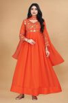 DESIGNER GEORGETTE EMBROIDERY THREAD WORK GOWN FESTIVE WEAR WHOLESALE PRICE ETHNIC GARMENT (3)