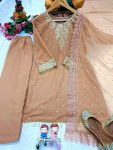 DESIGNER GEORGETTE SEQUENCE AND ZARI EMBROIDERY WORK TOP BOTTOM WITH DUPATTA FESTIVE WEAR WHOLESALE PRICE ETHNIC GARMENT (3)