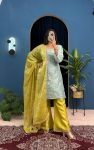 DESIGNER JIMMY CHOO EMBROIDERY WORK TOP PALAZZO WITH DUPATTA PARTY WEAR WHOLESALE PRICE ETHNIC GARMENT (4)