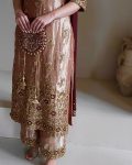 DESIGNER JIMMY CHOO SILK EMBROIDERY AND SEQUENCE WITH RIVETED MOTI WORK TOP PALAZZO WITH DUPATTA FESTIVE WEAR WHOLESALE PRICE ETHNIC GARMENT (5)