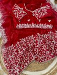 DESIGNER JIMMY CHOO SILK MULTI THREAD EMBROIDERY CODING SEQUENCE WORK SAREE WITH UNSTITCHED BLOUSE PARTY WEAR WHOLESALE PRICE ETHNIC GARMENT (3)