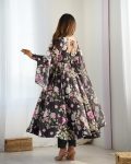 DESIGNER ORGANZA PRINTED EMBBROIDERY SEQUENCE WORK GOWN BOTTOM WIH DUPATTA FESTIVE WEAR WHOLESALE PRICE ETHNIC GARMENT(18)