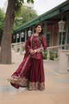 DESIGNER RANGOLI SILK SEQUENCE AND THREAD EMBROIDERY WORK TOP PALAZZO WITH DUPATTA FESTIVE WEAR WHOLESALE PRICE ETHNIC GARMENT (8)
