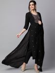 DESIGNER RAYON EMBROIDERY WORK TOP PANT WITH DUPATTA PARTY WEAR WHOLESALE PRICE ETHNIC GARMENT (6)