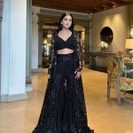 DESIGNER SOFT BUTTERFLY NET THREAD SEUENCE WORK SHARARA SHRUG WITH UNSTITCHED BLOUSE PARTY WEAR WHOLESALE PRICE ETHNIC GARMENT (1)