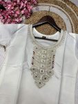 DESIGNER VISCOSE CHANDERI EMBROIDERY WORK TOP BOTTOM WITH DUPATTA FESTIVE WEAR WHOLESALE PRICE ETHNIC GARMENT (6)