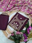 DESIGNER VISCOSE RAYON SEQUENCE CODING EMBROIDERY WORK TOP BOTTOM WITH DUPATTA FESTIVE WEAR WHOLESALE PRICE ETHNIC GARMENT (5)