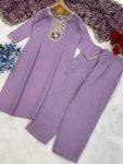 DESIGNER VISCOSE SEQUENCE CODING EMBROIDERY WORK TOP BOTTOM DUPATTA FESTIVE WEAR WHOLESALE PRICE ETHNIC GARMENT (4)