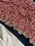 FANCY BSY VISCOSE SEQUENCE CODING EMBROIDERY WORK TOP BOTTOM WITH DUPATTA FESTIVE WEAR WHOLESALE PRICE ETHNIC GARMENT (2)