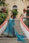 FANCY CHINO SEQUENCE EMBROIDERY WORK NAYRA CUT KURTI SHARARA WITH DUPATTA PARTY WEAR WHOLESALE PRICE ETHNIC GARMKENT (10)