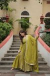 FANCY CHINO SEQUENCE EMBROIDERY WORK NAYRA CUT KURTI SHARARA WITH DUPATTA PARTY WEAR WHOLESALE PRICE ETHNIC GARMKENT (3)