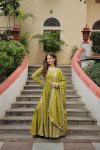 FANCY CHINO SEQUENCE EMBROIDERY WORK NAYRA CUT KURTI SHARARA WITH DUPATTA PARTY WEAR WHOLESALE PRICE ETHNIC GARMKENT (3)