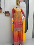 FANCY CHINON EMBROIDERY CODING SEQUENCE WORK TOP PALAZZO WITH DUPATTA PARTY WEAR WHOLESALE PRICE ETHNIC GARMENT (2)