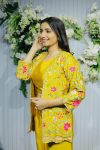FANCY CHINON FLORAL EMBROIDERY WORK PALAZZO BLOUSE WITH KOTI PARTY WEAR WHOLESALE PRICE ETHNIC GARMENT (3)