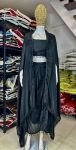 FANCY CHINON HANGING LACE WORK TUBE TOP DRAPED SKIRT WITH SHRUG PARTY WEAR WHOLESALE PRICE ETHNIC GARMENT (4)