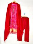 FANCY CHINON SILK BANDHNI PRINTED SEQUENCE LATKAN WORK TOP BOTTOM WITH DUPATTA RANI