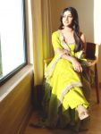 FANCY CHINON SILK EMBROIDERY SEQUENCE WORK GOWN BOTTOM WITH DUPATTA PARTY WEAR WHOLESALE PRICE ETHNIC GARMENT (4)