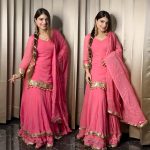 FANCY CHINON SILK EMBROIDERY SEQUENCE WORK TOP PALAZZO WITH DUPATTA PARTY WEAR WHOLESALE PRICE ETHNIC GARMENT (5)
