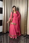 FANCY CHINON SILK EMBROIDERY SEQUENCE WORK TOP PALAZZO WITH DUPATTA PARTY WEAR WHOLESALE PRICE ETHNIC GARMENT (5)